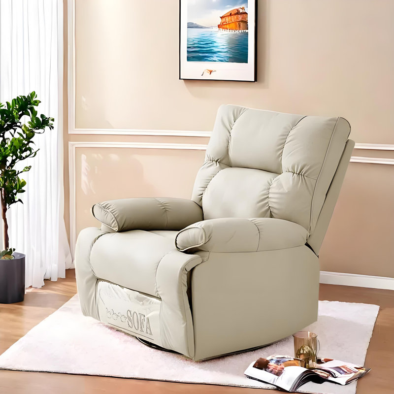 Fauteuil inclinable simple, Beige