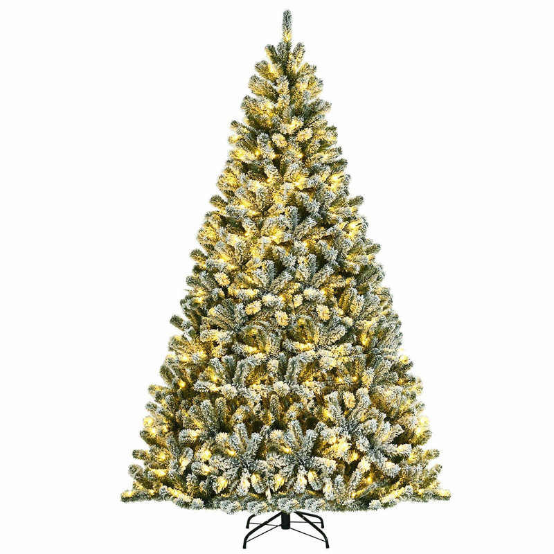 Lighted Artificial Christmas Tree, 8' H