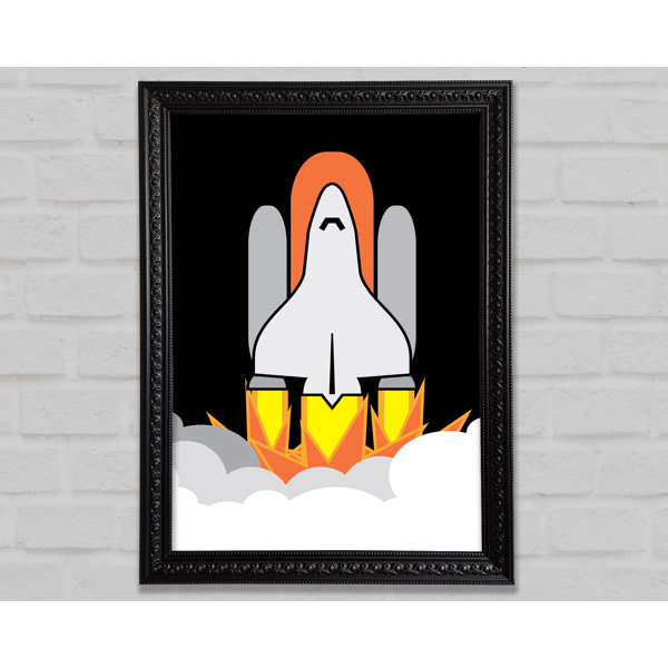 Bright Star Rocket Blast - Single Picture Frame Print | Wayfair.co.uk