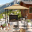 Abri de jardin extérieur brun foncé 8 pi x 5 pi