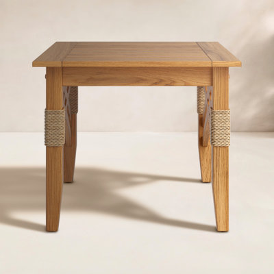 Cotesfield 22" Teak Patio Side Table