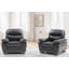 Ensemble de 2 chaises en similicuir Pingry-702271447