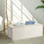 Banc de repose-pieds rembourré 39,9 po Tarralyn-521858030
