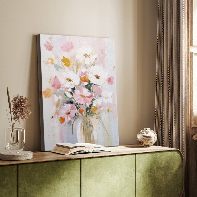 FLORAL Series CCCCXXIX - Cavas de galerie sur mesure, H 18 po x l 12 po