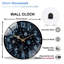 Horloge murale en verre 12 po