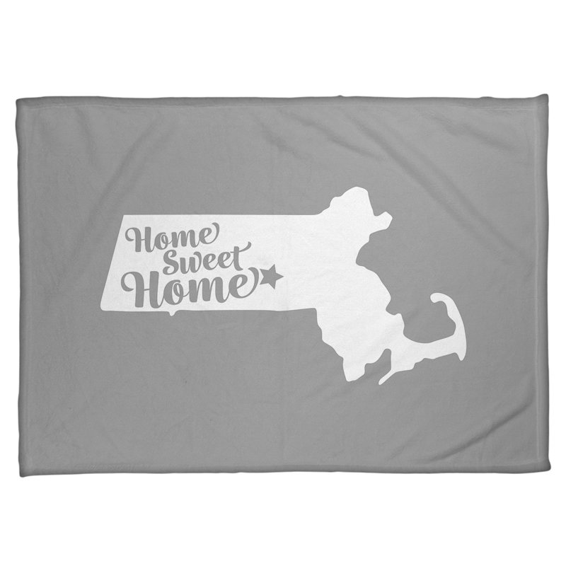 Jeté en polaires pour worcester home, l 62,5 po x L 82,5 po, Gris
