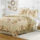 Antique Rose Cotton Reversible Quilt Set