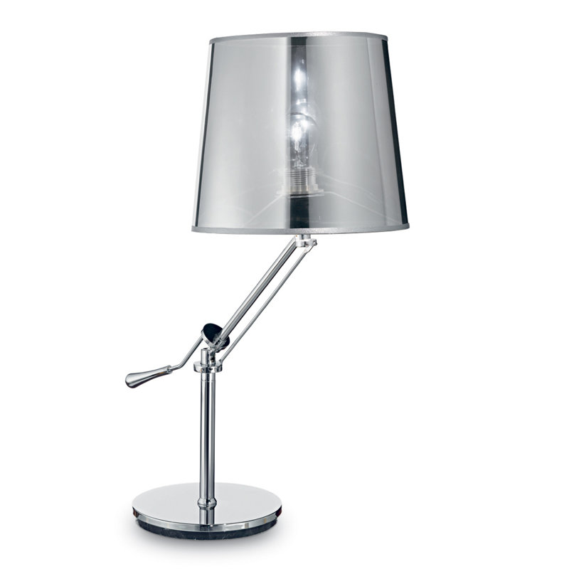 Lampe de table 26,77 po Jamilee, Chrome