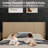 Modern Farmhouse Wood Headboard King Size 80.2 In Wide Wall Mounted Fluted Panel Wingback - Natural Oak-1718973751-1718973736