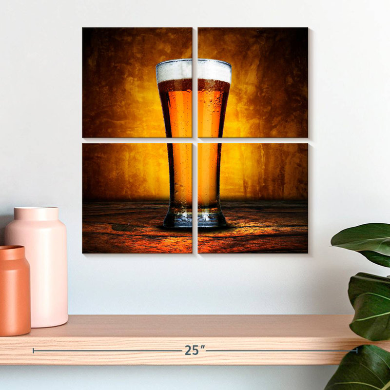 Grand verre de bière Yarlin, H 18 po x l 18 po