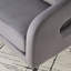 Causeuse compacte en velours de luxe au design chic pour les petits espaces