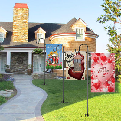 Flag Stand for Outdoor,Heavy Duty Garden Flag Holder for 12x18 Flags