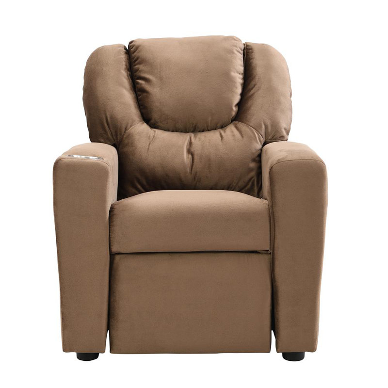 21.3" Wide Velvet Manual Recliner