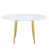 Plateau blanc / base or