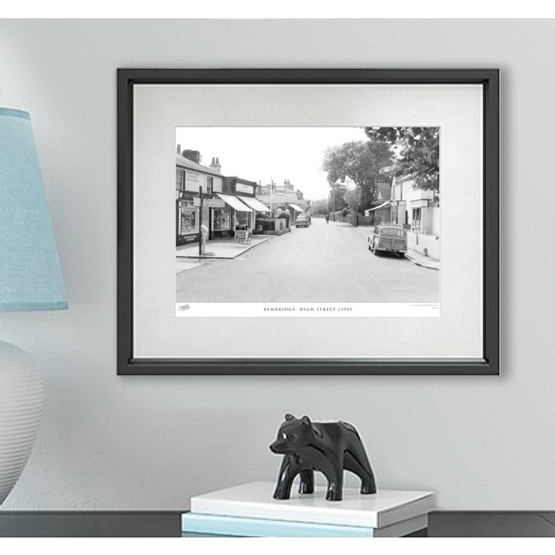 Bembridge, High Street C1955 - Single Picture Frame Print, 60cm H x 80cm W x 2.3cm D