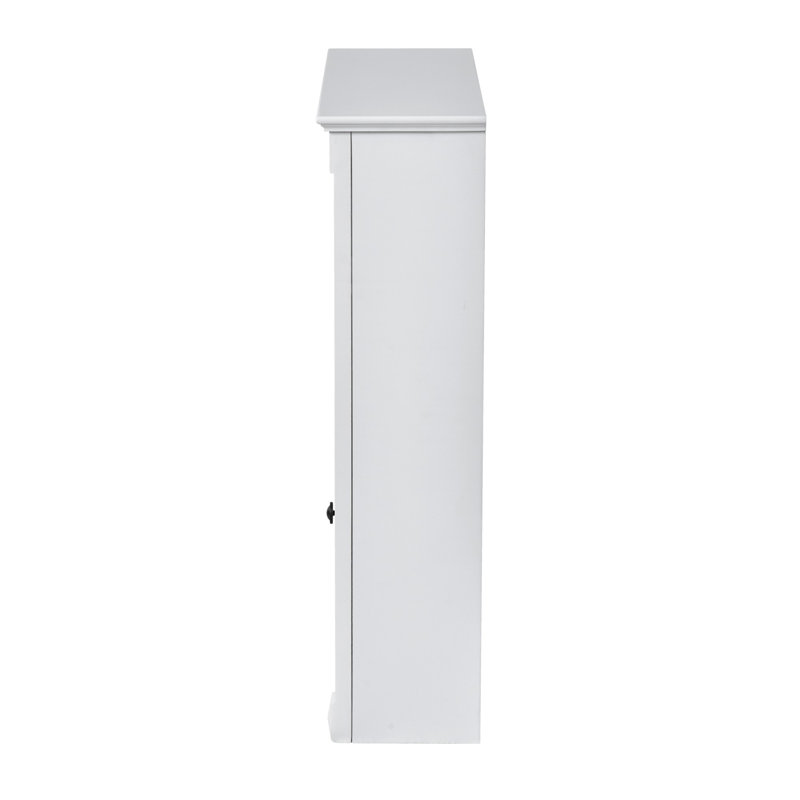 Armoire de rangement murale, armoire à pharmacie, Blanc