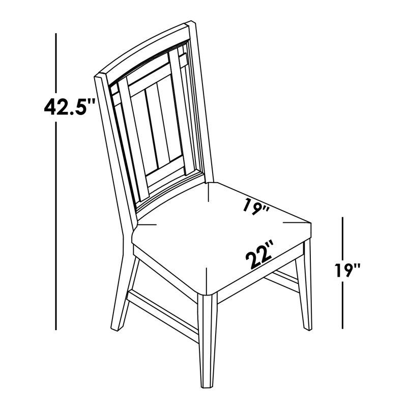 Ealy 19'' H Upholstered Oak Side Chair