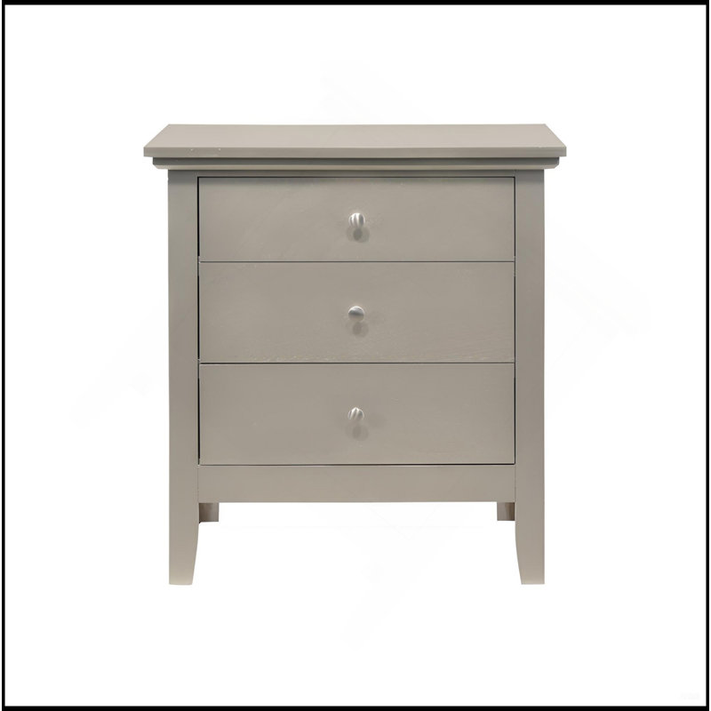 Chic Champagne Nightstand, Champagne
