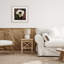 Anémone sur fond brun, reproduction sous verre, design par Jennifer Stith-1431034914-1431034941