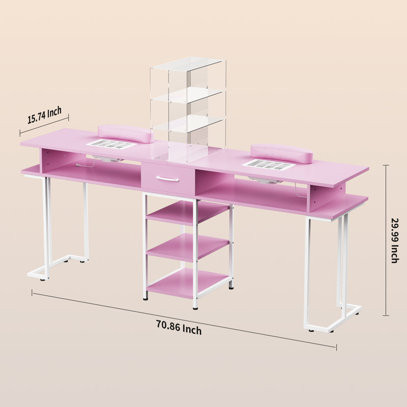Collecteur de poussière en bois, Rose