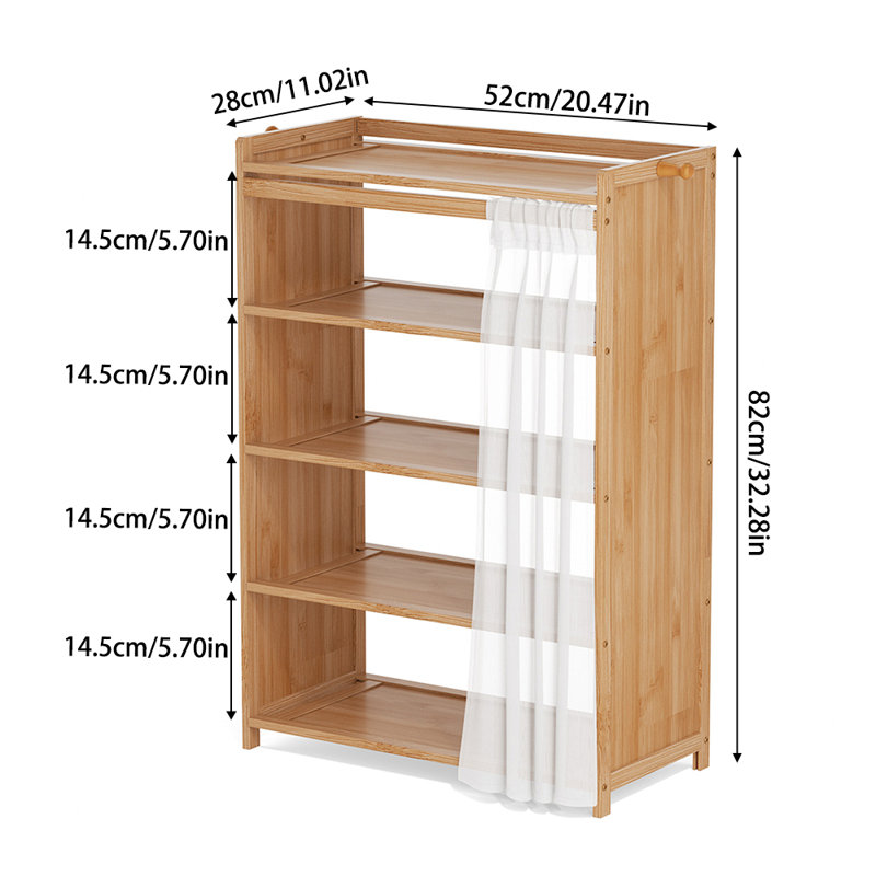 Shoe Rack, 82 cm H x 52 cm W x 28 cm D