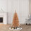 Arbre de Noël artificiel épinette 4,5 pi avec 150 lumières claires / blanches 4,5 pi