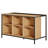 Modern 63" W Kitchen Island Table With Seating and 6 Spacious Storage and Breakfast Counter Table for Dining Room Kitchen