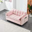 Lit réglable à l'arrière en rose - Convient à tout décor de style moderne.