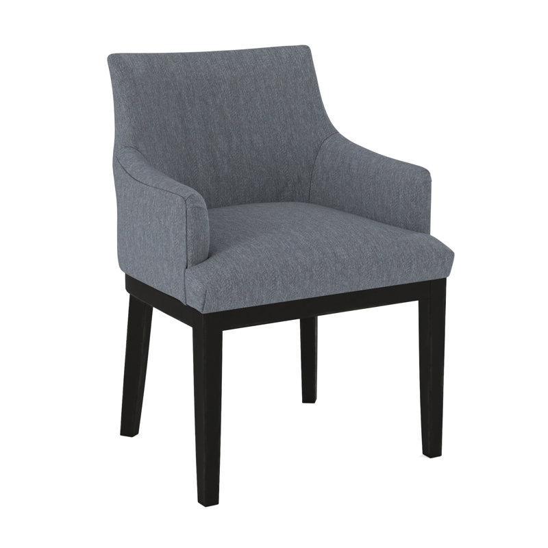 19'' H Upholstered Armchair, Espresso, 61364-88