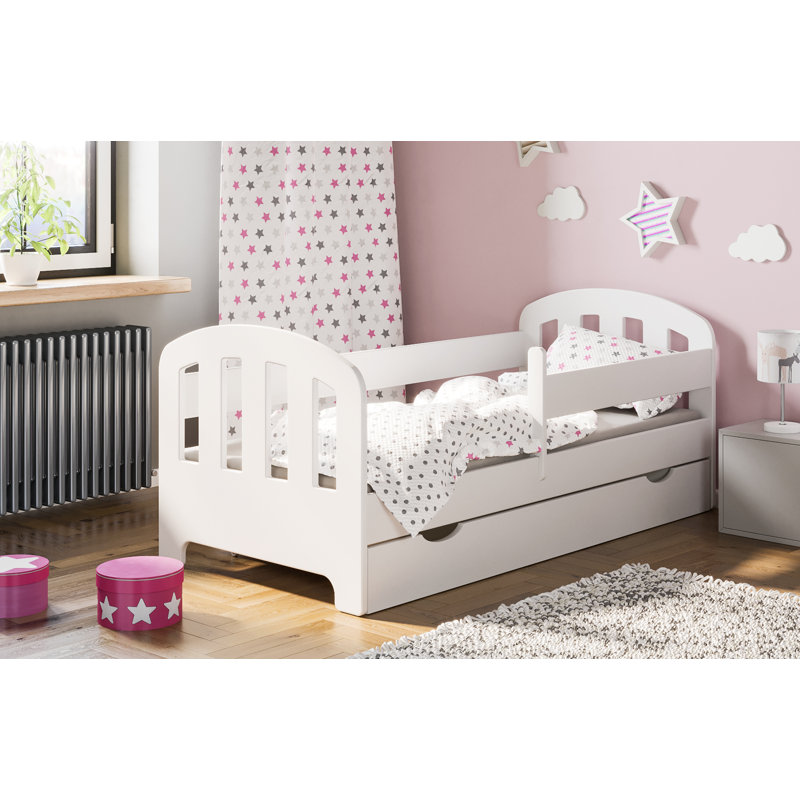 Damon Cabin Bed with Storage Included, White, 80 x 160cm, No