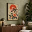 Spider Among Blooms Japandi - Wrapped Canvas-1001377480-1001377474
