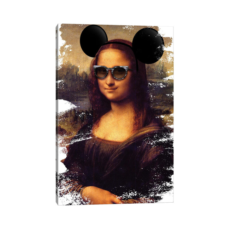 Chef-d'œuvre Desconstruct Mona Lisa, H 18 po x l 12 po x 1,5 po
