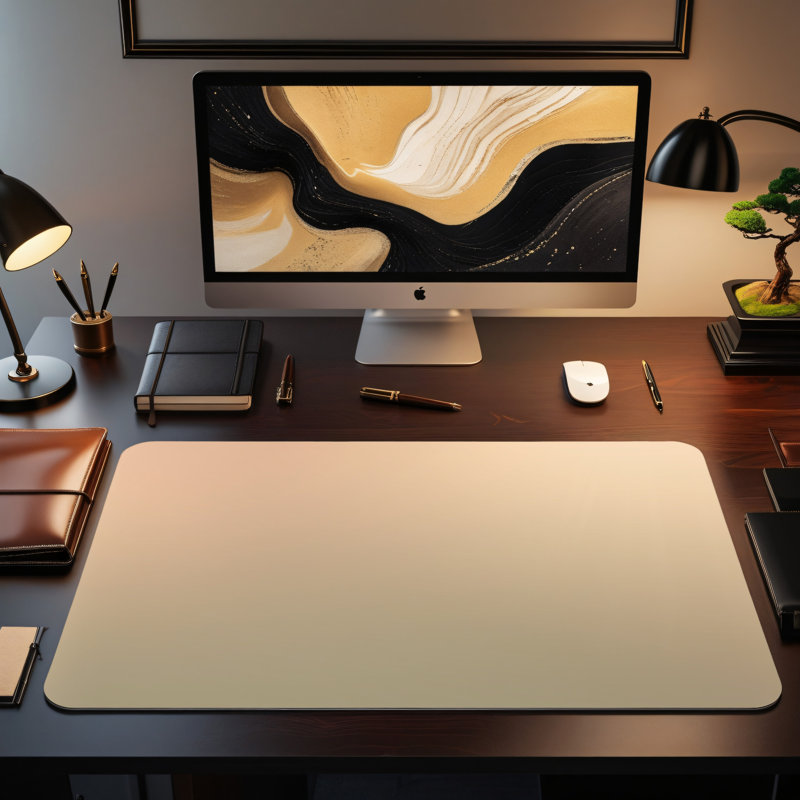 Polyester Desk Pad, 23.6x13.8