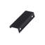 2-1/2 in. (64mm) Centre-to-Centre Matte Black Finger Edge Tap Cabinet Pull