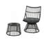 Charming Wicker Chair And Side Table Set For Relaxing Outdoors