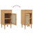 Alph 15.7'' W Solid Wood Nightstand-206514912