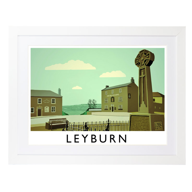 Richard O'Neil - Print, White Wood Frame, 33.5 cm H x 43.5 cm W x 2.2 cm D