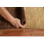 Tapis brun en laine noué à la main de conception unique 5 pi 7 po x 8 pi New Age