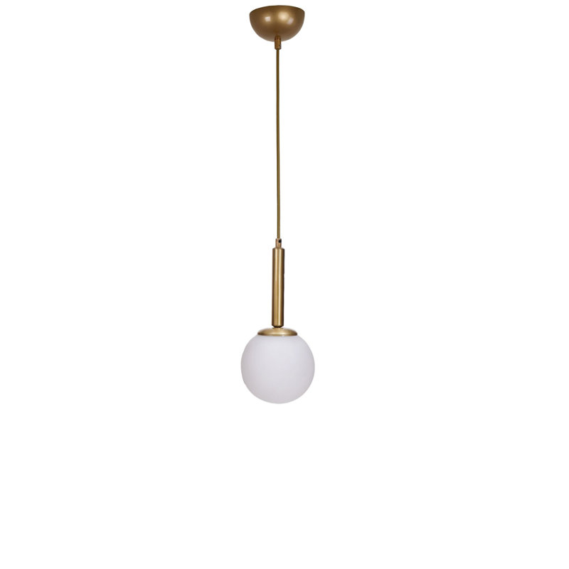Lustre, Blanc / Doré