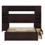 Lit en bois avec armoire-501988101