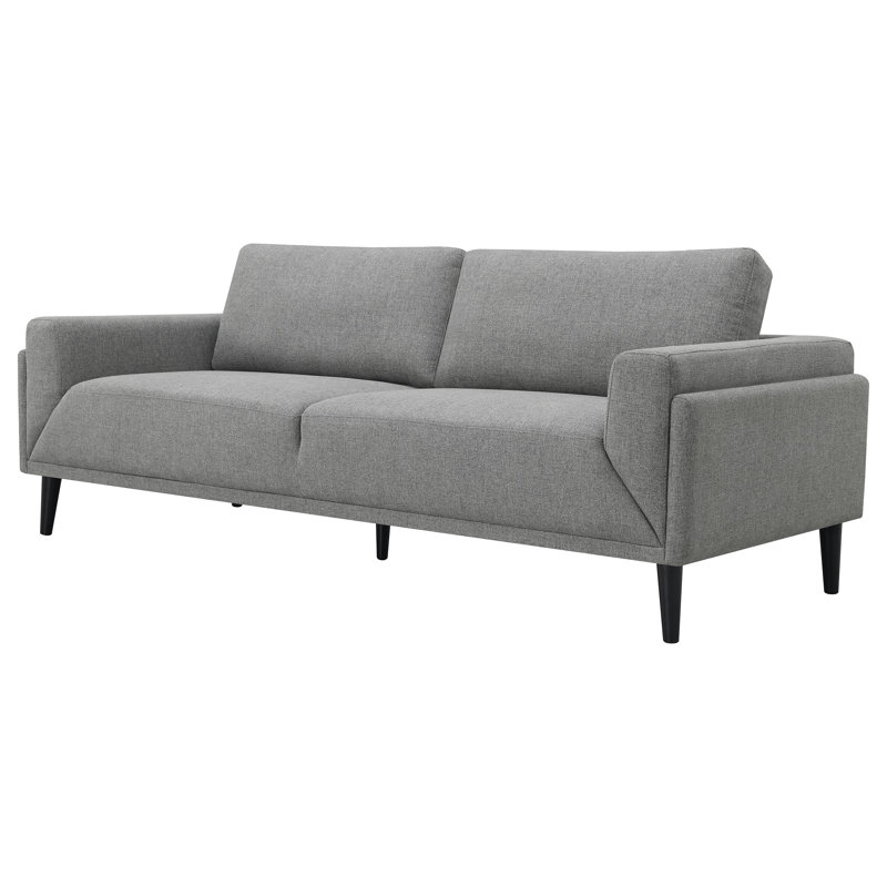Birju Upholstered Sofa, 33" H x 87" W x 35" D, Gray Polyester Blend