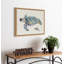 Swim Along with Me Flinen by Cathy Zhang Framed Canvas Wall Art Print