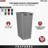 Rev-A-Shelf Polymer Replacement Waste/Trash Container for Rev-A-Shelf Pull Outs-17039881