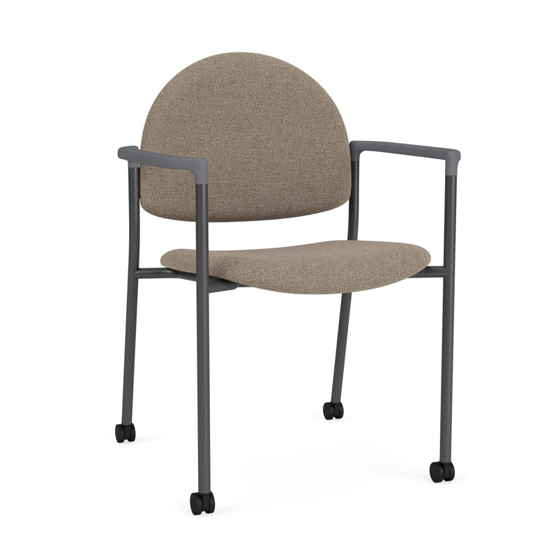 Chaise d'invité à chat avec roulettes, Gris anthracite, Limon Archetype