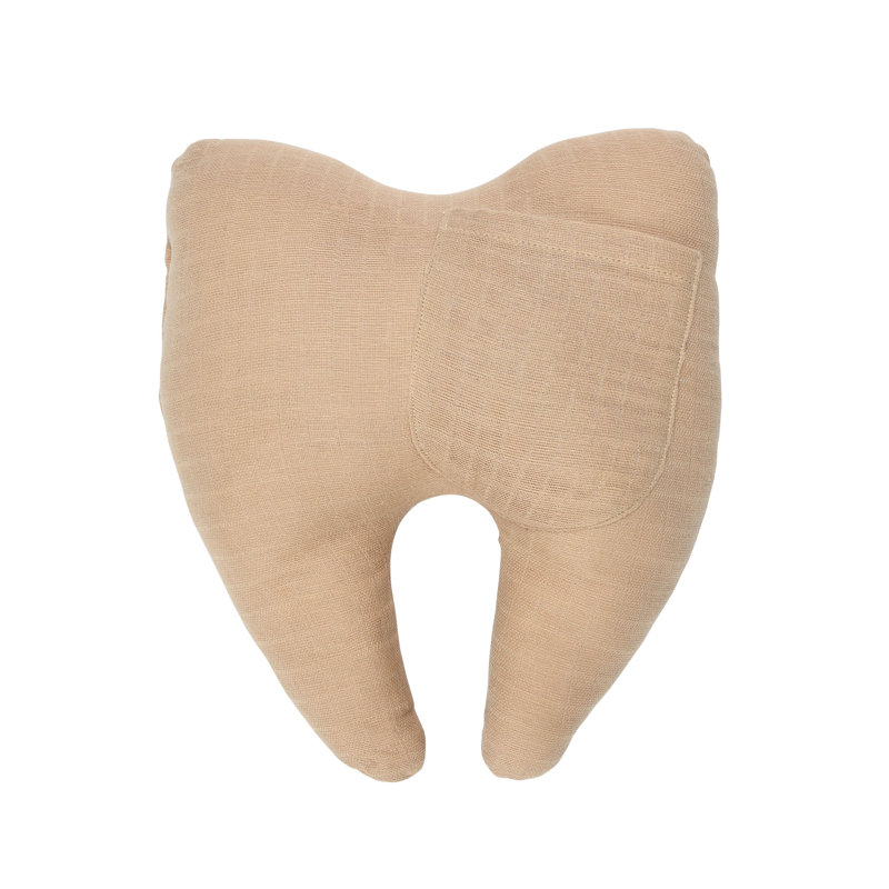 Creative Co-Op Cotton Double Cloth Tooth Fairy Pillow, Natural