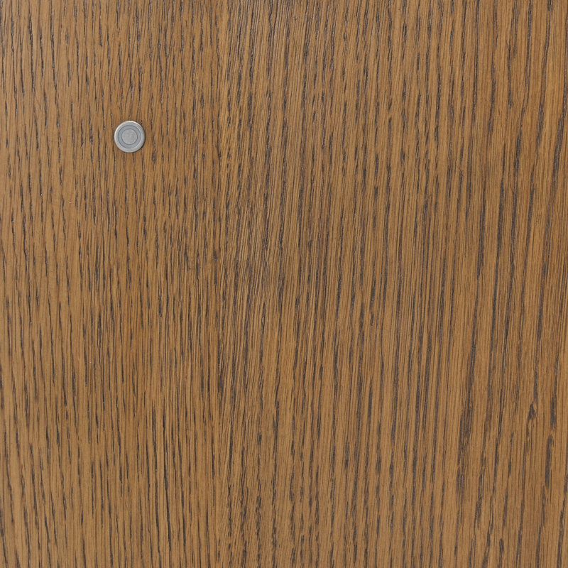 Portrait Dresser With LED Lights - Sienna Brown