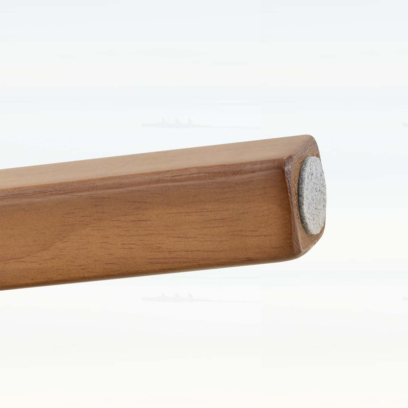 Chaise d'appoint en bois avec dossiers évidés pour une assise confortable, Blanc