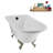 62" Streamline Clawfoot Tub,Tray,Drain, Clawfeet-101628983-102218230