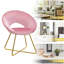 Fauteuil rembourré en velours-187426212