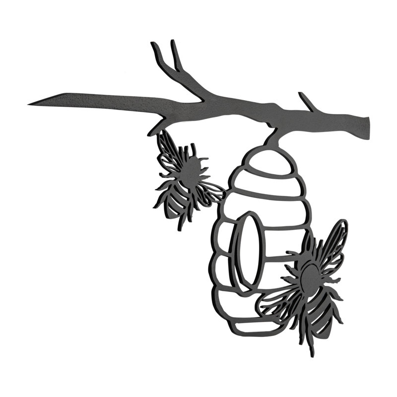 Tree Spike Silhouette - Beehive